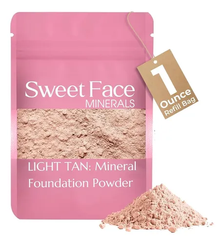 Base Mineral Suelta 1 Oz Light Tan Sweet Face Minerals