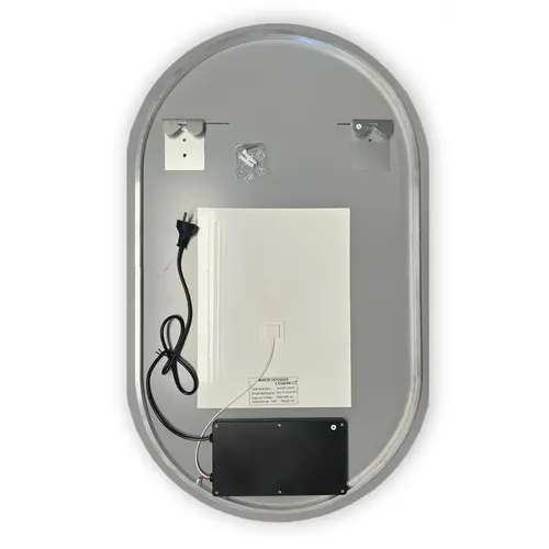Espejo LED de Pared Brio con Luz Regulable y Antiempañante para Baño