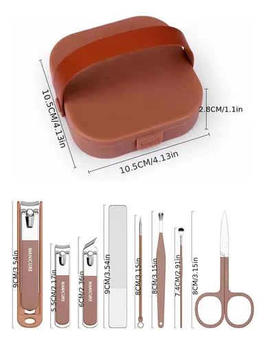 Set Manicura Y Pedicura 8 Piezas Manos Y Pies