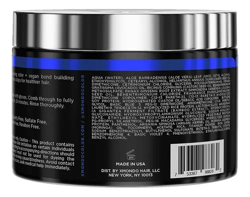 Mascarilla Depositante Y Tinte Semipermanente Para Cabello A