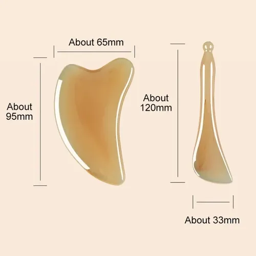 Masajeador Facial Y Cuello Eye Sha Para Cuerno Natural Gua O Tendon Rod