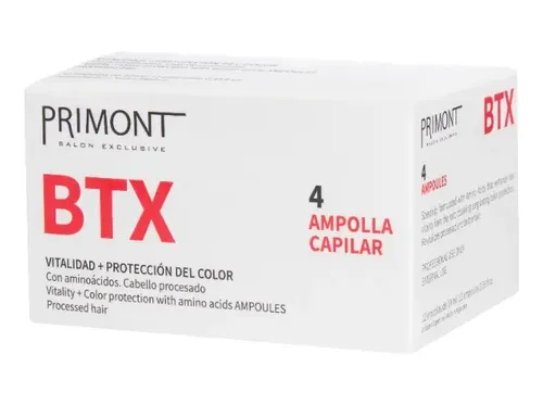 Ampollas Capilar Btx Primont Caja X 12 Unidades