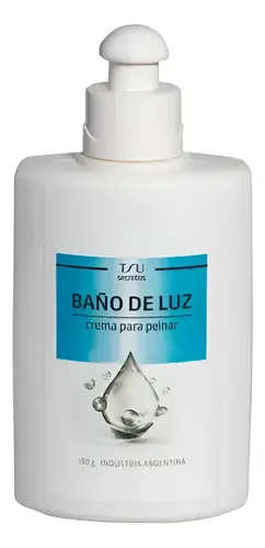 Crema Para Peinar Tsu Cosmeticos Baño De Luz 180ml C55964