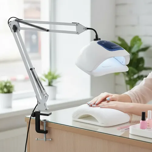 Cabina Para Uñas Led Uv Con Brazo Regulable