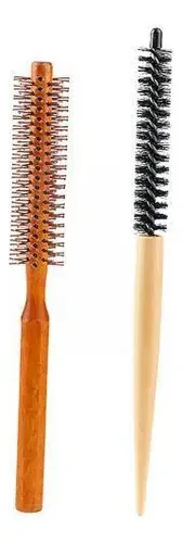4 Pequeños Peines Redondos Para El Cabello Con Cepillo Para