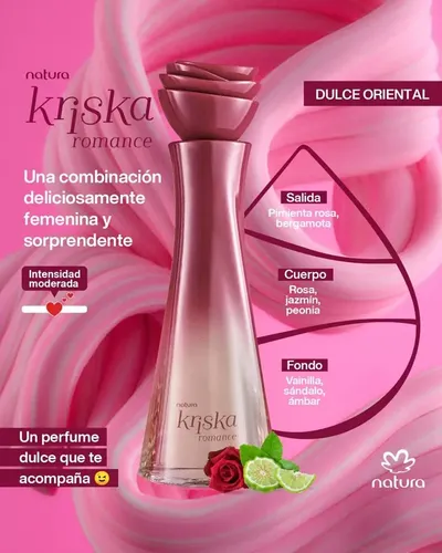 Perfume De Mujer Natura Kriska Romance, 100 Ml