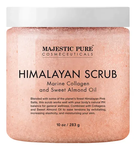 Exfoliante Corporal Majestic Pure Colágeno Almendra 295ml