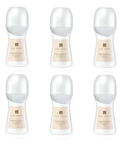 Far Away Bolilla Rollon Femenino Set X 6 50 Ml.