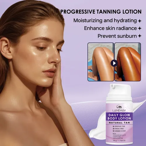 Gradual Tan Body Lotion Natural Glow Streak Free 50g