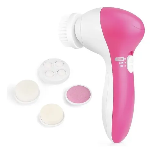 Cepillo Limpiador Facial 5 En 1 Masajeador Exfoliante