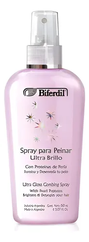 Biferdil Spray Peinar Ultra Brillo Proteínas De Perla 150 Ml