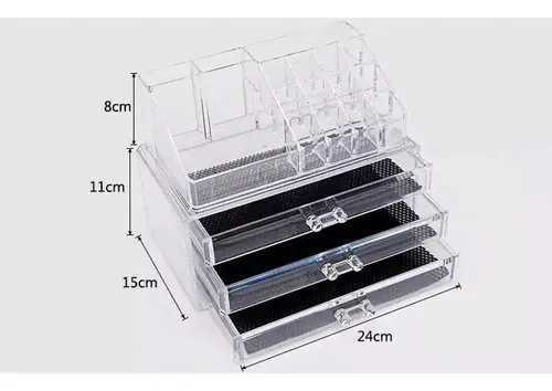 Organizador Maquillaje Acrilico Cajón Caja Porta Cosméticos