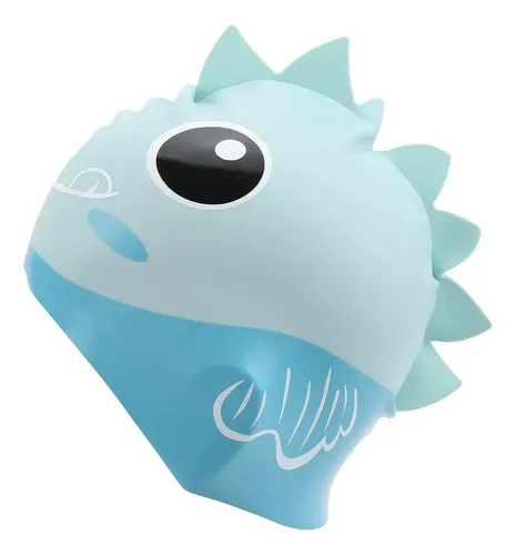 Gorro De Baño Infantil Con Aleta Dorsal Wli Clpj
