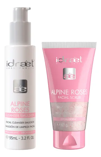 Alpine Roses Emulsión De Limpieza Facial Y Exfoliante Idraet