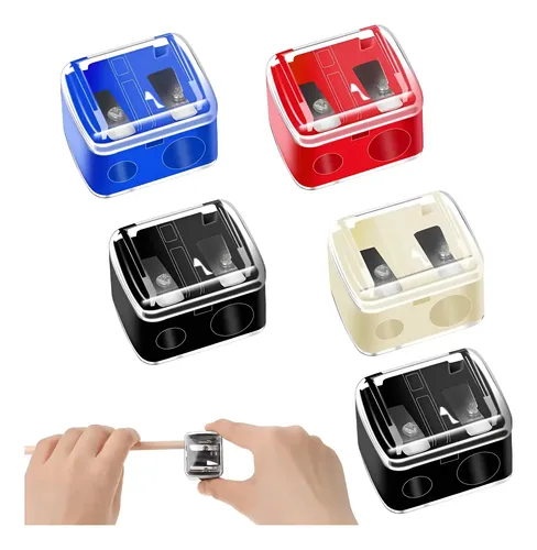 Paquete De 5 Sacapuntas De Maquillaje Salbsever Multicolores