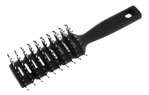 Cepillo De Cabello Negro X 2 Para Atención De Belleza