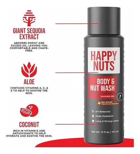 Happy Nuts Gel De Ducha Corporal Big Wood Para Hombres