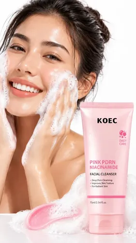 Limpiador Facial Hidratante Pdrn Rosa Niacinamida Kbeauty Todo Tipo De Piel Día/noche