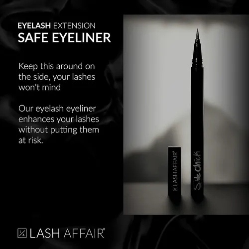 Delineador Líquido Negro Lash Affair Para Extensiones De