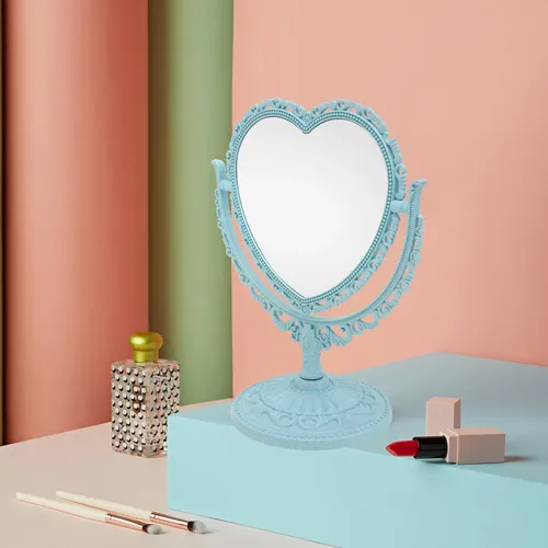 Espejo De Mesa Con Lupa Y Regular Para Maquillaje