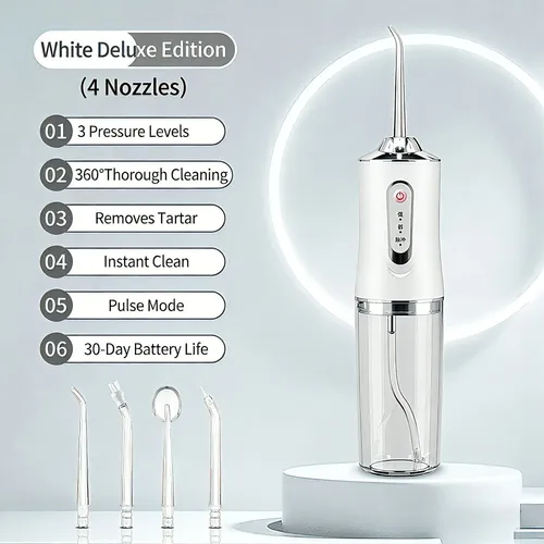 Irrigador Bucal Portátil Limpieza Dental