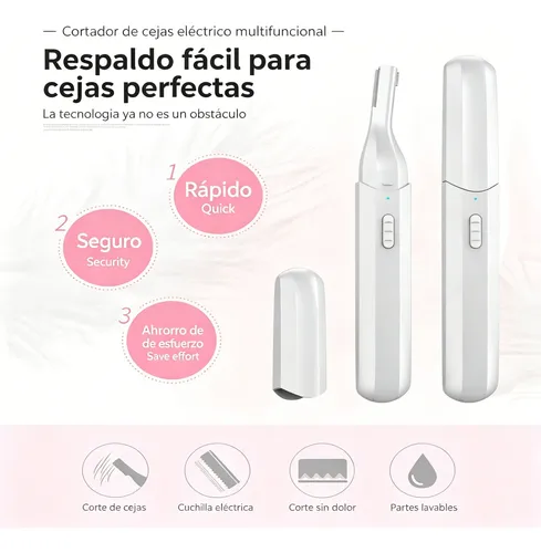 Depilador Eléctrico De Cejas, Lápiz Recortador Unisex