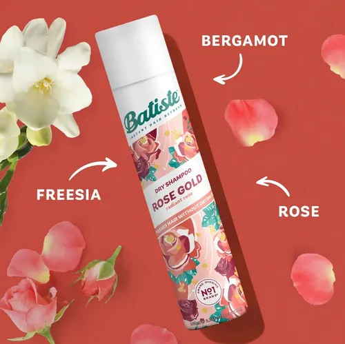 3 Shampoo En Seco Batiste Rose Gold Lavado Sin Agua