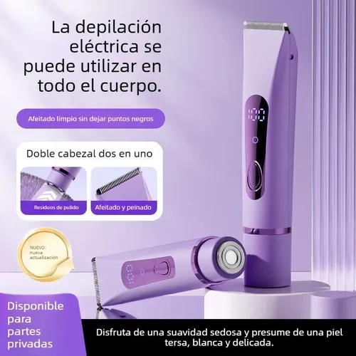 Afeitadora Eléctrica Unisex Depilación Axilas Piernas Brazos