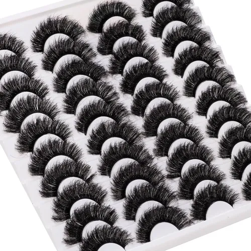Pestañas Postizas Wikbik 20 Pares D22-volume Cat Eye