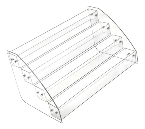 Organizador De Cosméticos Con Soporte Acrílico Para Tarjetas