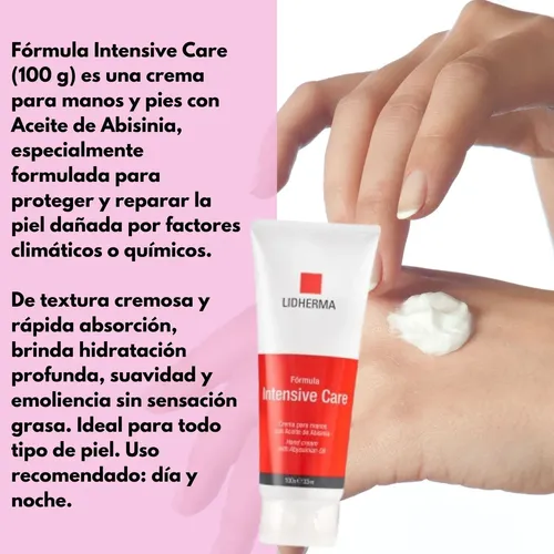 Crema De Manos Lidherma Intensive Care Reparadora Piel Seca