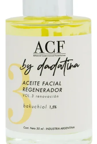 Aceite Acf By Dadatina Vol 3: Renovación Día/noche Para Todo Tipo De Piel De 30ml