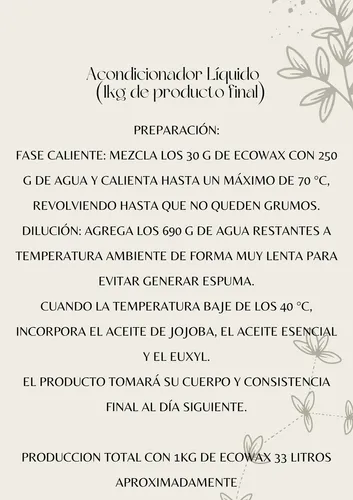 Cera Emulsionante Cationica Simil Btms Acondicionador 500gr