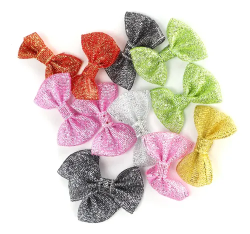 Accesorios Para El Pelo Con Lazo, 120 Unidades, 7 Colores, B