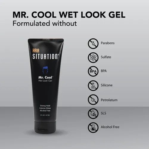 Gel De Cabello Hair Situation Mr. Cool Efecto Mojado Fijación Fuerte 2