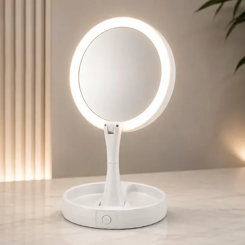 Espejo De Maquillaje Con Luz Led