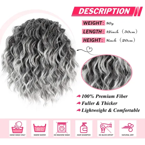 Extensión De Cola De Caballo Adancyler Para Cabello Sintétic