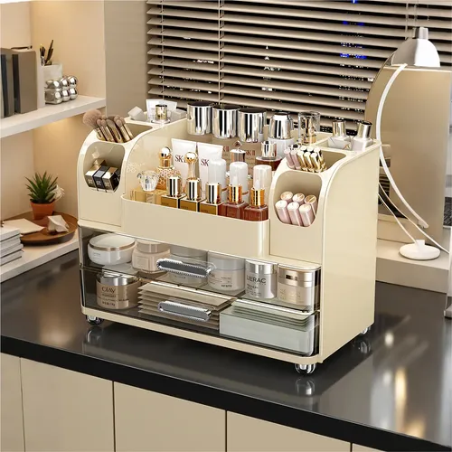 Organizador De Maquillaje Con Cajones Y 34x24x18