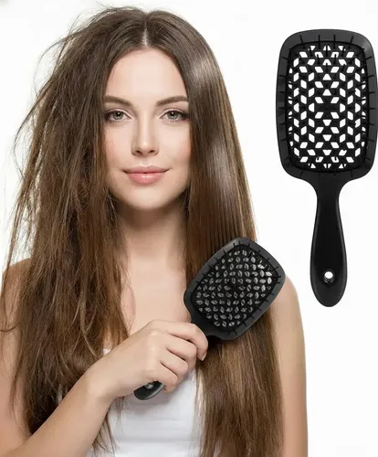 Cepillo For Desenredar El Cabello, Mango Ergonómico Amplio C
