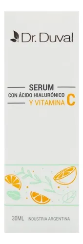 Sérum Con Ácido Hialurónico Y Vitamina C X30ml Dr. Duval