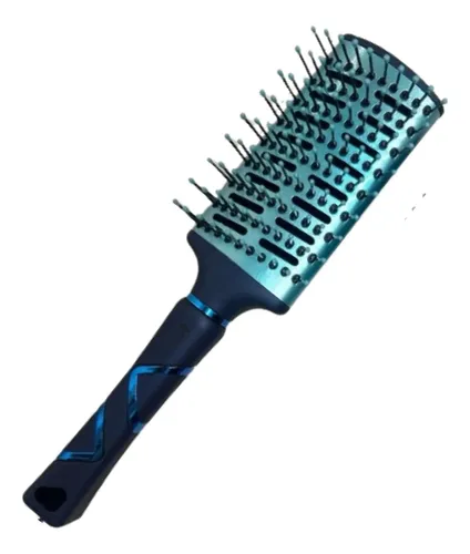 Set 3 Cepillos Profesionales Cabello Neumatico Araña Azul