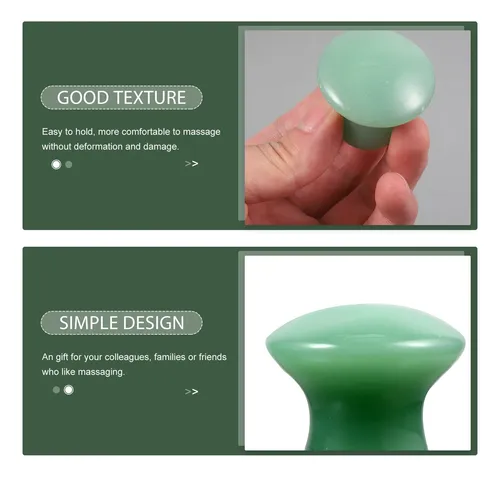 Tablas De Masaje Facial Pequeñas Con Forma De Hongo, 2 Dto.