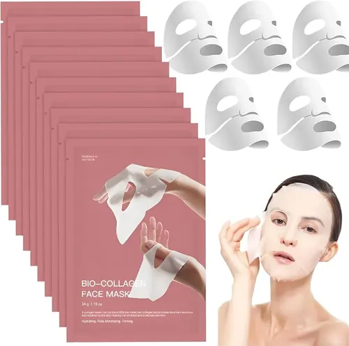 Mascarilla Facial De Hidrogel Hidratante Intensa Colágeno X4