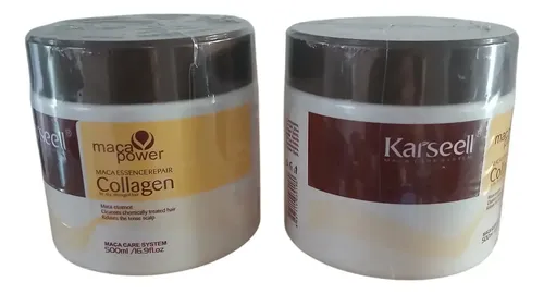 Tratamiento Capilar Colágeno 500ml Karseell Máscara Kit X2