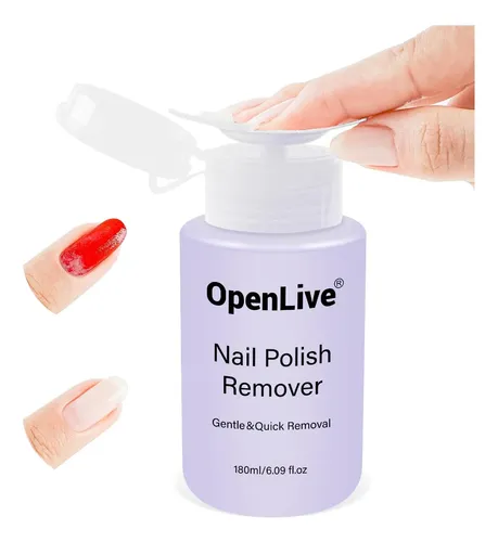 Removedor De Esmalte Sin Acetona Openlive Lavanda 180 Ml