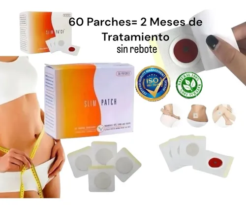 60 Piezas Parches Para Bajar De Peso Slim Patch Con Patente