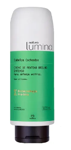 Crema Para Peinar Cabello Rizado Y Rulos Lumina Natura