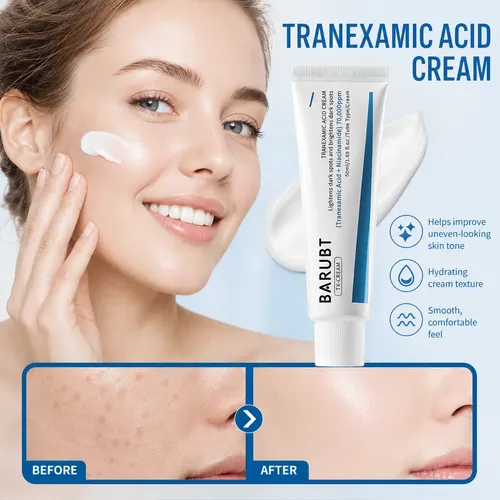 Crema Facial Barubt Con Ácido Tranexámico 50ml Todo Tipo De Piel Día/noche