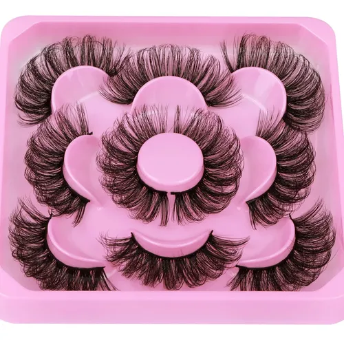 Pestañas Falsas Focipeysa 20mm Fluffy D Curl Sintéticas
