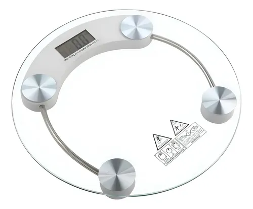 Balanza Digital Baño Para Personas Peso Corporal Vidrio